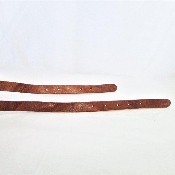 tan studded double buckle belt  M main image 5